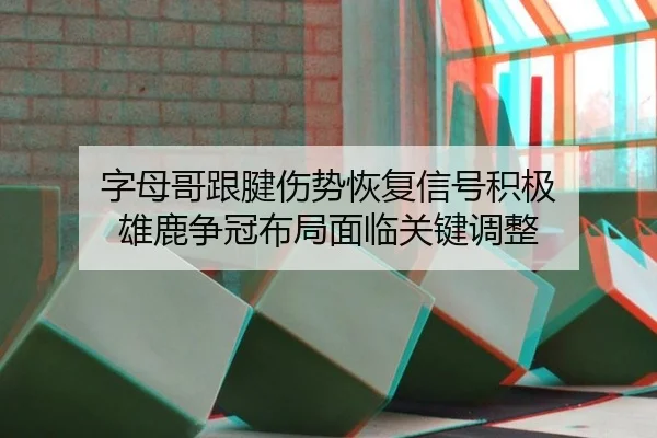 字母哥跟腱伤势恢复信号积极 雄鹿争冠布局面临关键调整