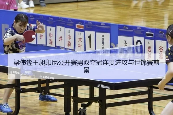 梁伟铿王昶印尼公开赛男双夺冠连贯进攻与世锦赛前景
